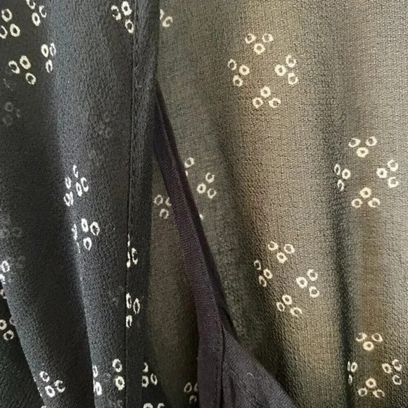 Free People Long Sleeve Chiffon Mini Dress - Picture 12 of 13